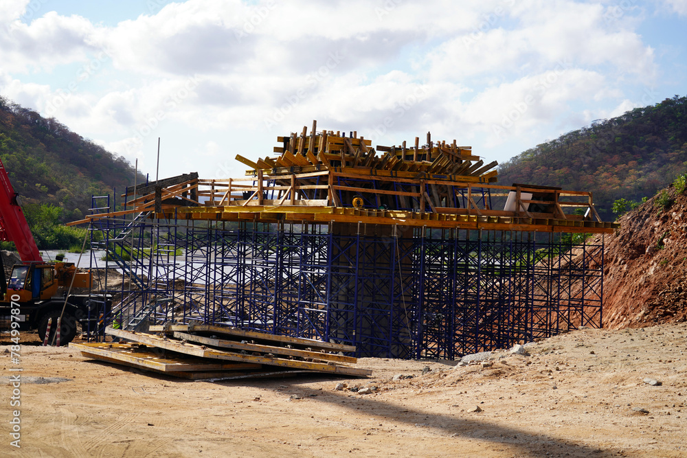 Naklejka premium scaffolding