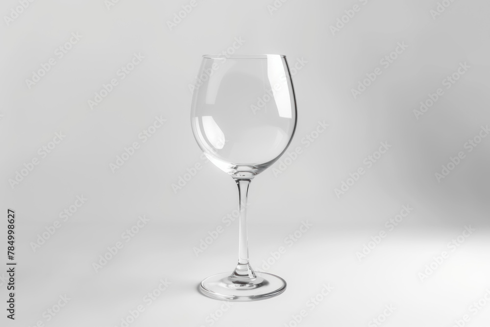 empty wine glass isolated on white background empty wine glass isolated on white background