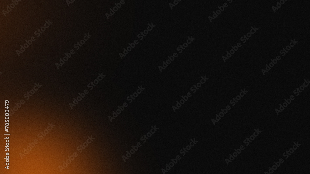 black orange spot , a normal simple grainy noise grungy empty space or spray texture , a rough abstract retro vibe shine bright light and glow background template color gradient