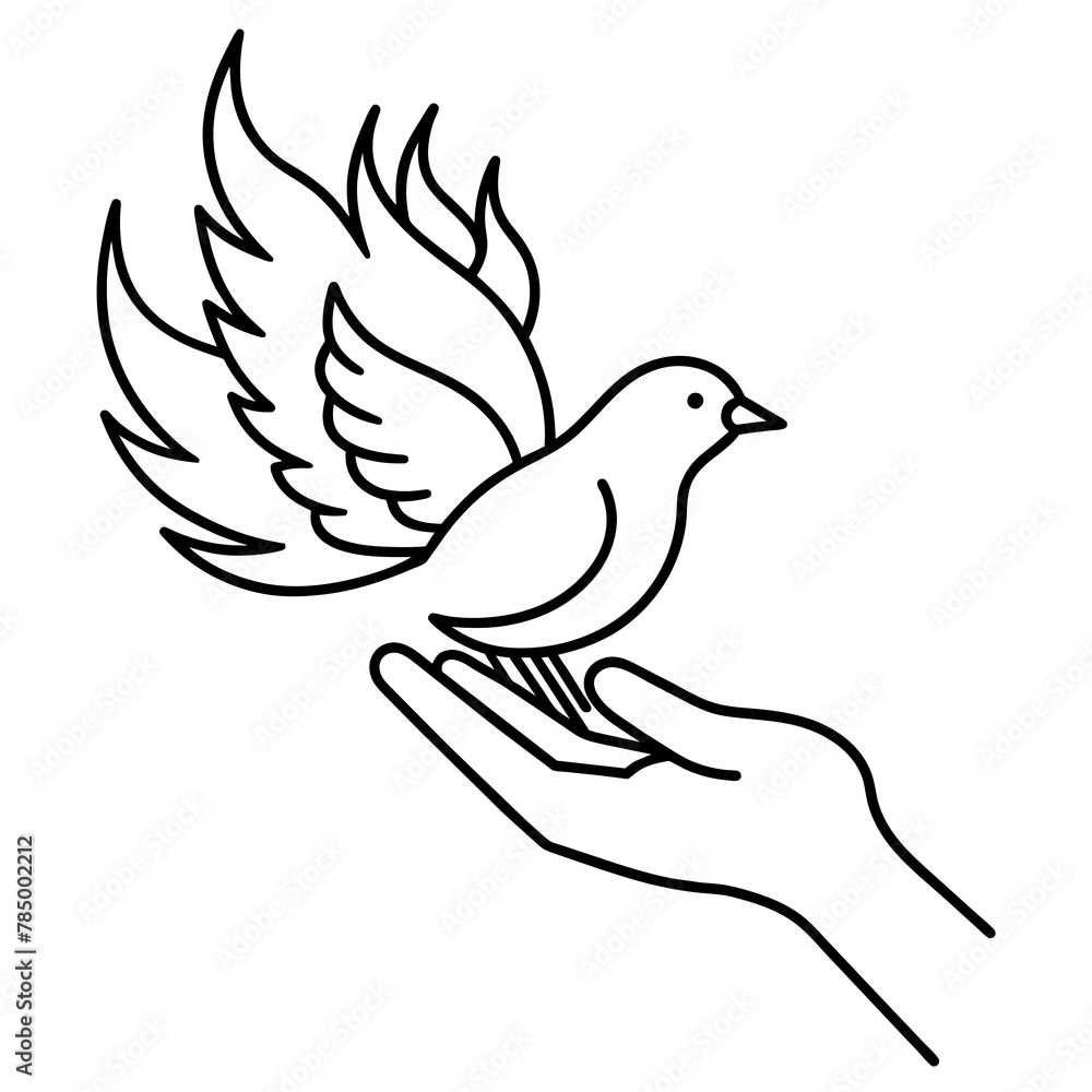 dove of peace on a branch illustration dove of peace on a branch illustration