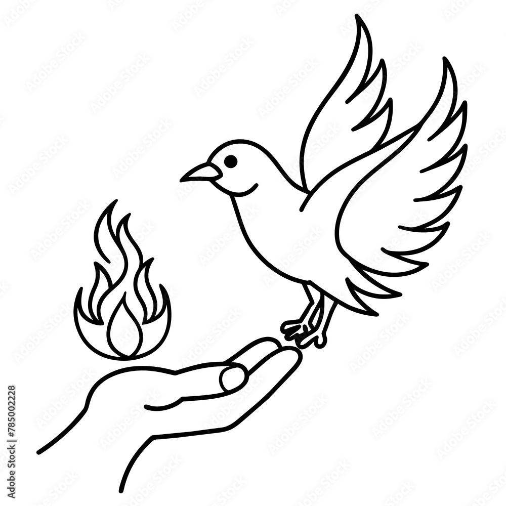 dove and peace illustration vector dove and peace illustration vector