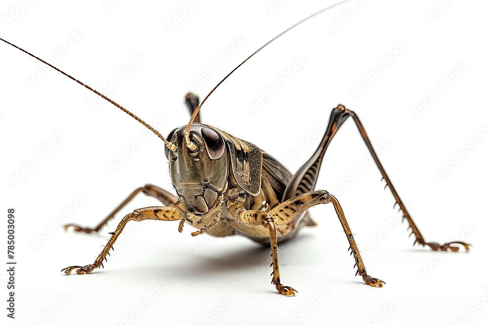 Mystic portrait of Field Cricket, beside view, full body shot, Close-up View, Mystic portrait of Field Cricket, beside view, full body shot, Close-up View,