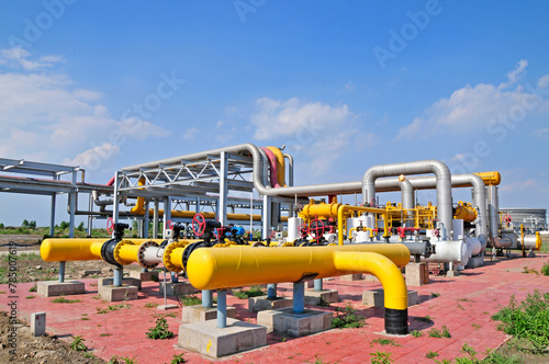 The pipe and valve oil fields