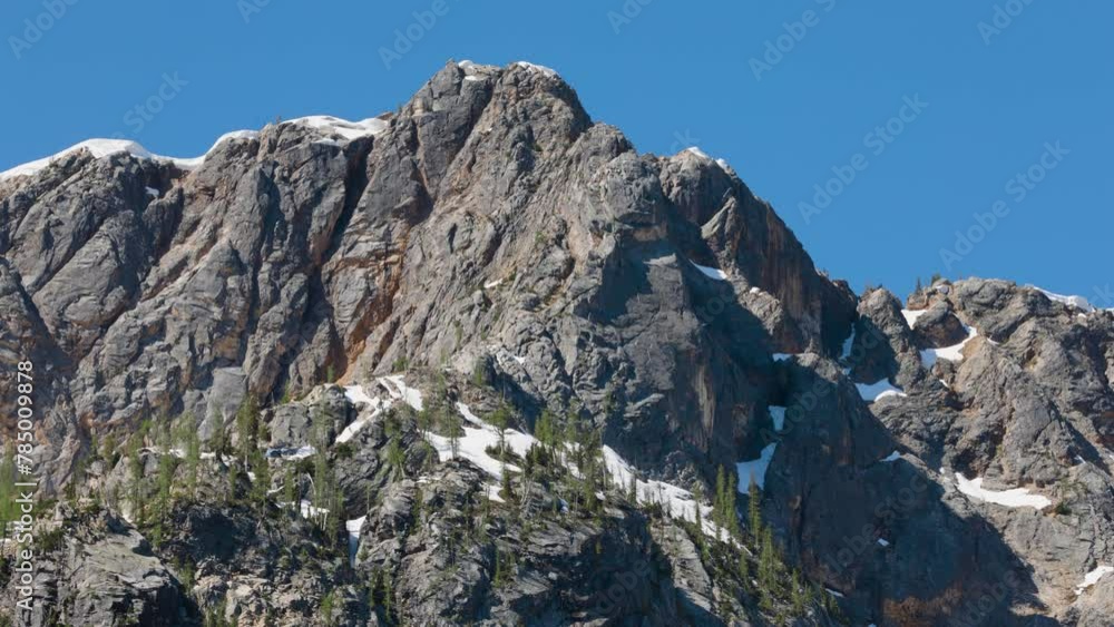 High rocky mountain top in the mountains of Washington. Shot in 4k High rocky mountain top in the mountains of Washington. Shot in 4k