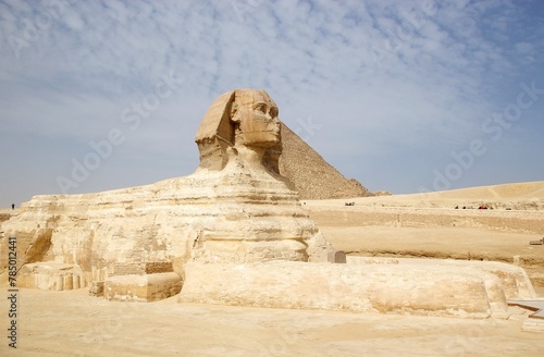 The Great Sphinx in the Giza pyramid complex  Egypt