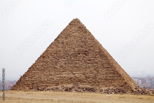 The pyramid of Menkaure at the Giza Pyramid Complex in Giza  Egypt 