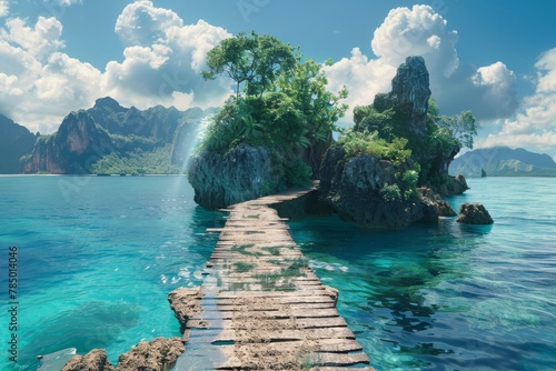 Isle of Serenity: Pathway to a Secluded Paradise