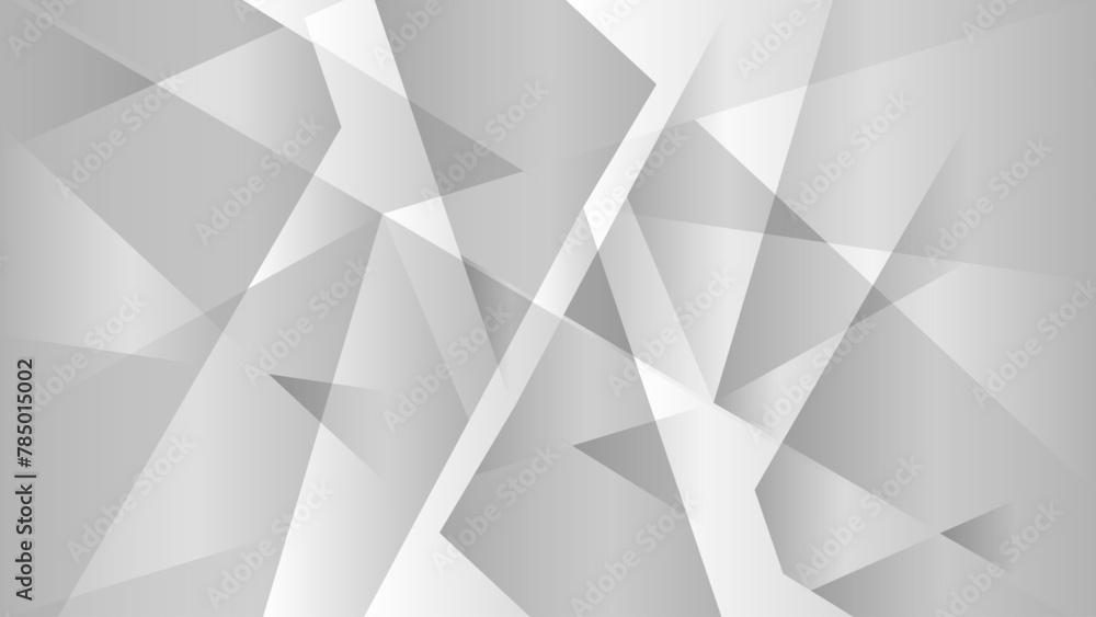 Fototapeta premium Grey Abstract Background Geometrical Shape Template Design