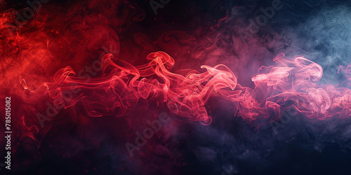 Red and black pure smoke background white high quality wallpaper 