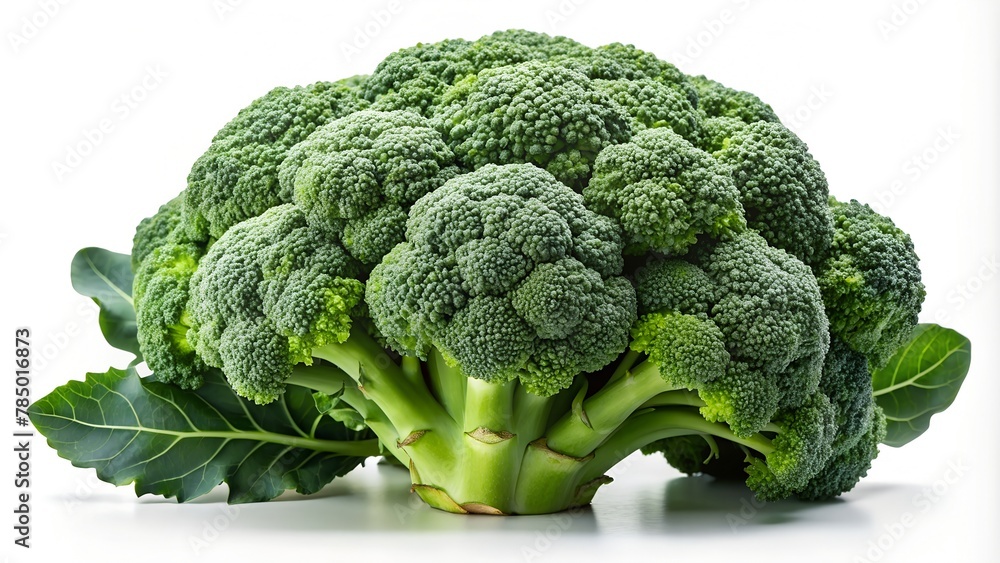 broccoli on a white background broccoli on a white background