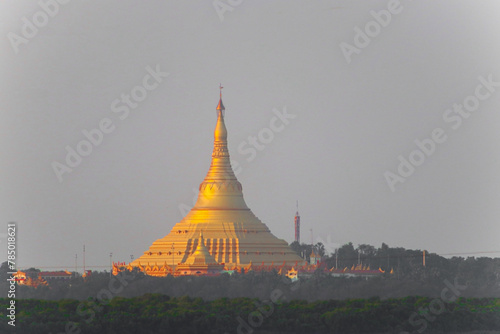 A beautiful golden colour Temple photo