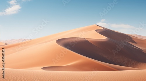 Sand dunes in the desert.Sand dunes in the desert.