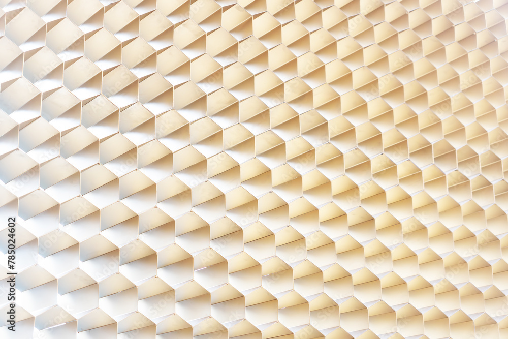 Light refraction in hexagon pattern, London Light refraction in hexagon pattern, London