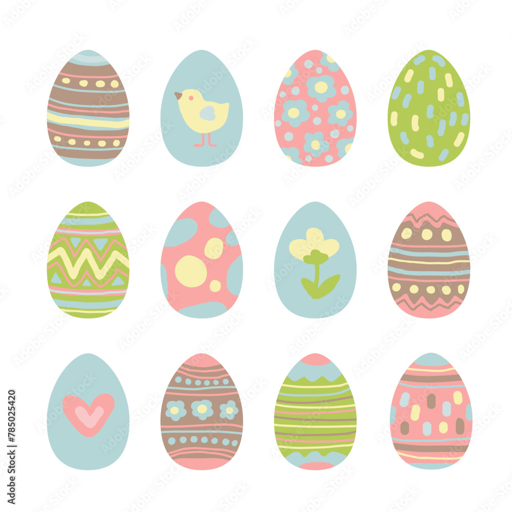 easter eggs set-01 easter eggs set-01