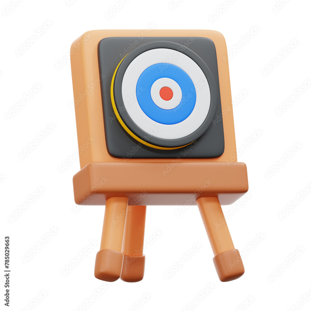 arrow target direction 3d icon illustration arrow target direction 3d icon illustration