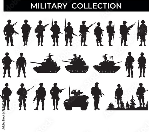 Collection of Military Silhouettes