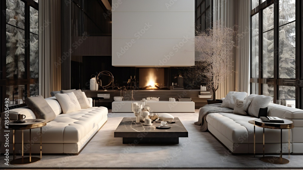 Fototapeta premium modern living room