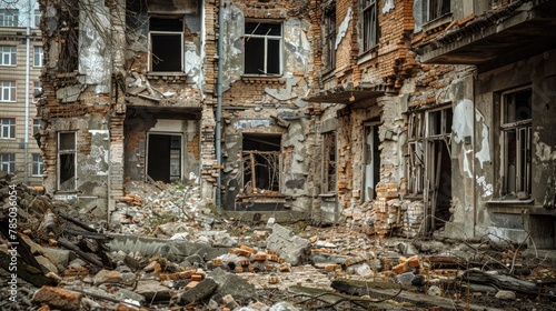  "Capturing the Aftermath: War-Damaged Urban Buildings Through the Lens of Canon Cameras" © FU
