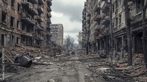  "Capturing the Aftermath: War-Damaged Urban Buildings Through the Lens of Canon Cameras"