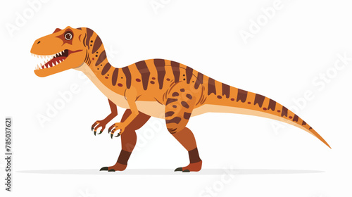 Dinosaur vector illustration isolated on white background © Tech