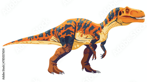Dinosaur vector illustration isolated on white background