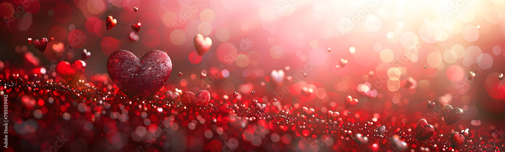Valentine's day background with hearts. Perfect for greeting cards and festive decorations. Valentine's day background with hearts. Perfect for greeting cards and festive decorations.