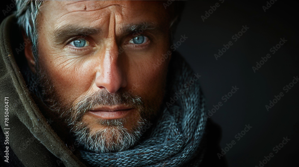 Innocence Captured: Portrait of a Man with a Confused Yet Innocent Expression Innocence Captured: Portrait of a Man with a Confused Yet Innocent Expression
