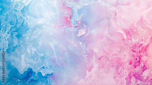 colorful pastel marble mixes pink and blue marble background. 