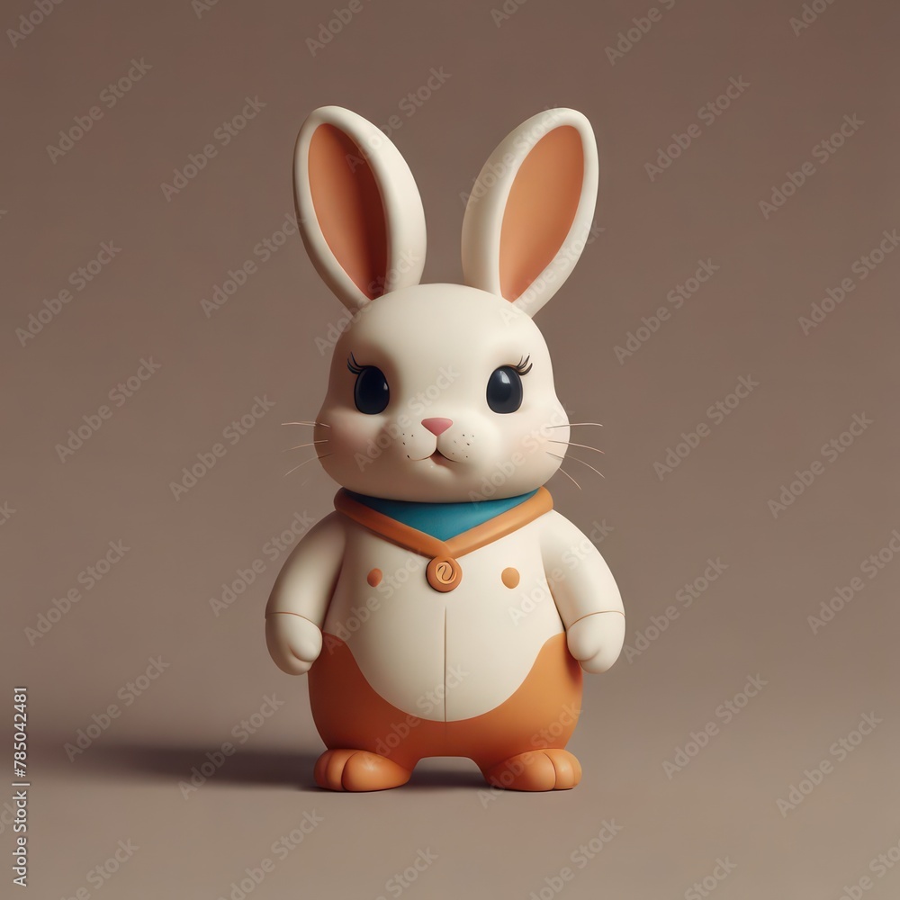 Easter Bunny a joyful holiday scene Easter Bunny a joyful holiday scene