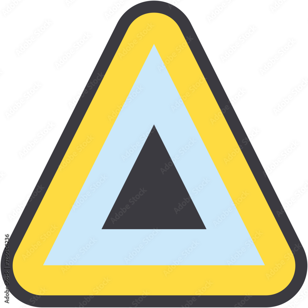 Yield, Triangle, Traffic Sign, Road Sign, Risk, Signaling Icon Yield, Triangle, Traffic Sign, Road Sign, Risk, Signaling Icon