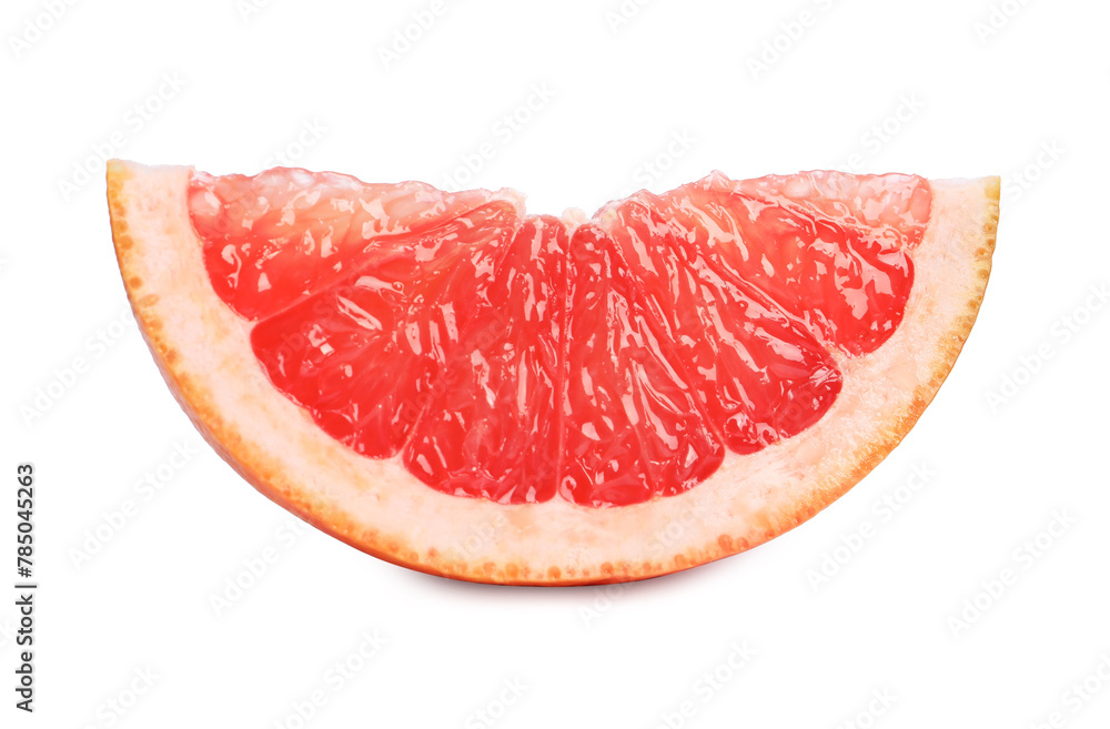 Citrus fruit. Slice of fresh grapefruit isolated on white Citrus fruit. Slice of fresh grapefruit isolated on white