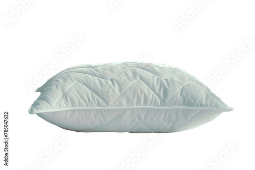 White Pillow on White Background