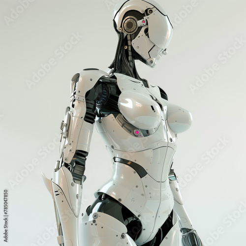 Roboter mit weiblichen Zügen - Robots with feminine features photo