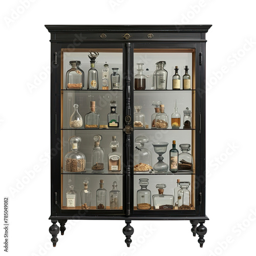 Display cabinet no background