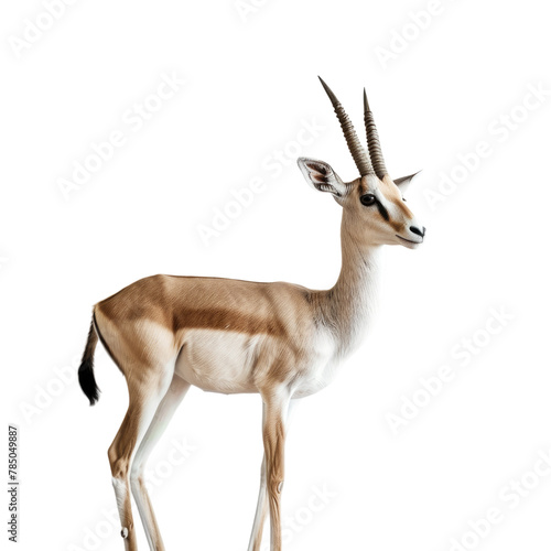 Gazelle white background