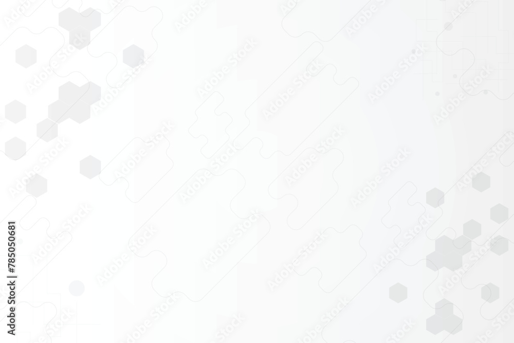 A white background with a lot of hexagons. A white background with a lot of hexagons.