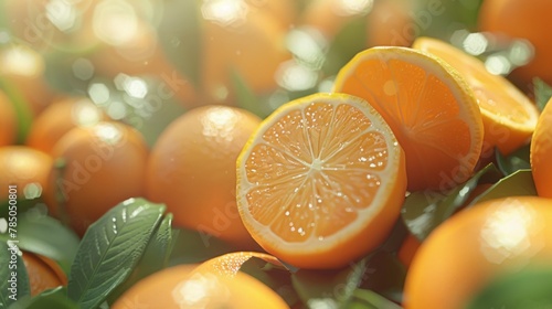 A Slice of Fresh Oranges photo