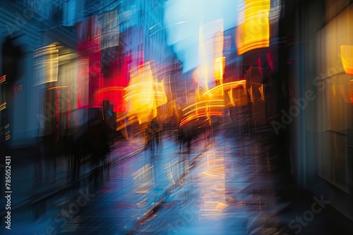 Defocused Backgrounds Blurred Motion Abstract
