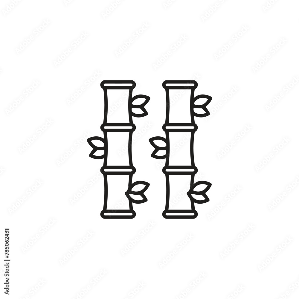 Bamboo icon vector. Linear style sign for mobile concept and web design. Bamboo symbol illustration. Pixel vector graphics - Vector.
Bamboo icon vector. Linear style sign for mobile concept and web design. Bamboo symbol illustration. Pixel vector graphics - Vector.