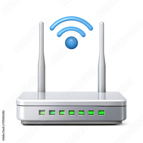 Obraz na płótnie router icon isolated on transparent background