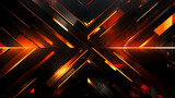 
Digital amber light beam linear abstract graphic poster web page PPT background
