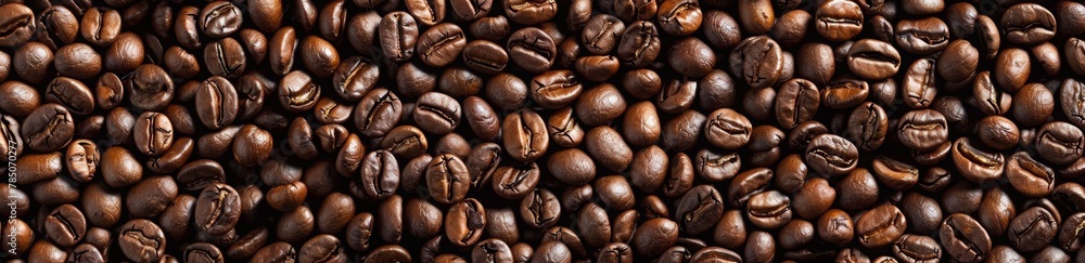wallpaper of coffee beans, seamless pattern. Numerous brown, perfectly shaped and detailed coffee beans arranged in neat rows. wallpaper of coffee beans, seamless pattern. Numerous brown, perfectly shaped and detailed coffee beans arranged in neat rows.