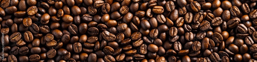 wallpaper of coffee beans, seamless pattern. Numerous brown, perfectly shaped and detailed coffee beans arranged in neat rows. wallpaper of coffee beans, seamless pattern. Numerous brown, perfectly shaped and detailed coffee beans arranged in neat rows.