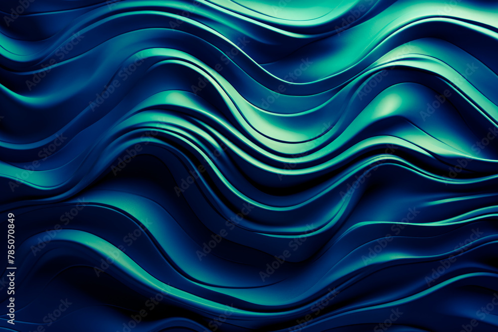 Texture, abstract blue petroleum background, desktop wallpaper, wavy background, generative IA Texture, abstract blue petroleum background, desktop wallpaper, wavy background, generative IA