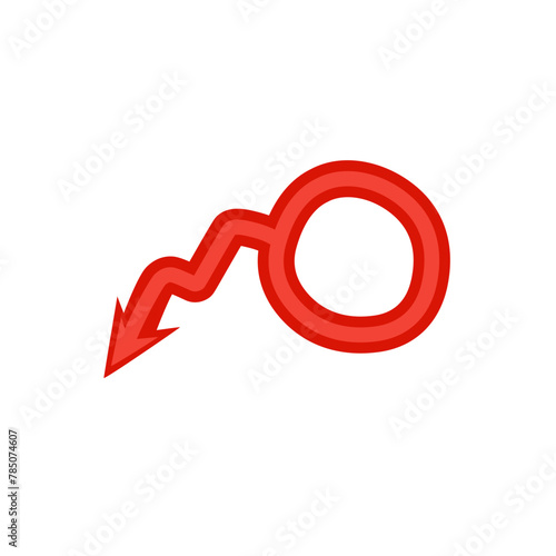 erectile dysfunction vector icon