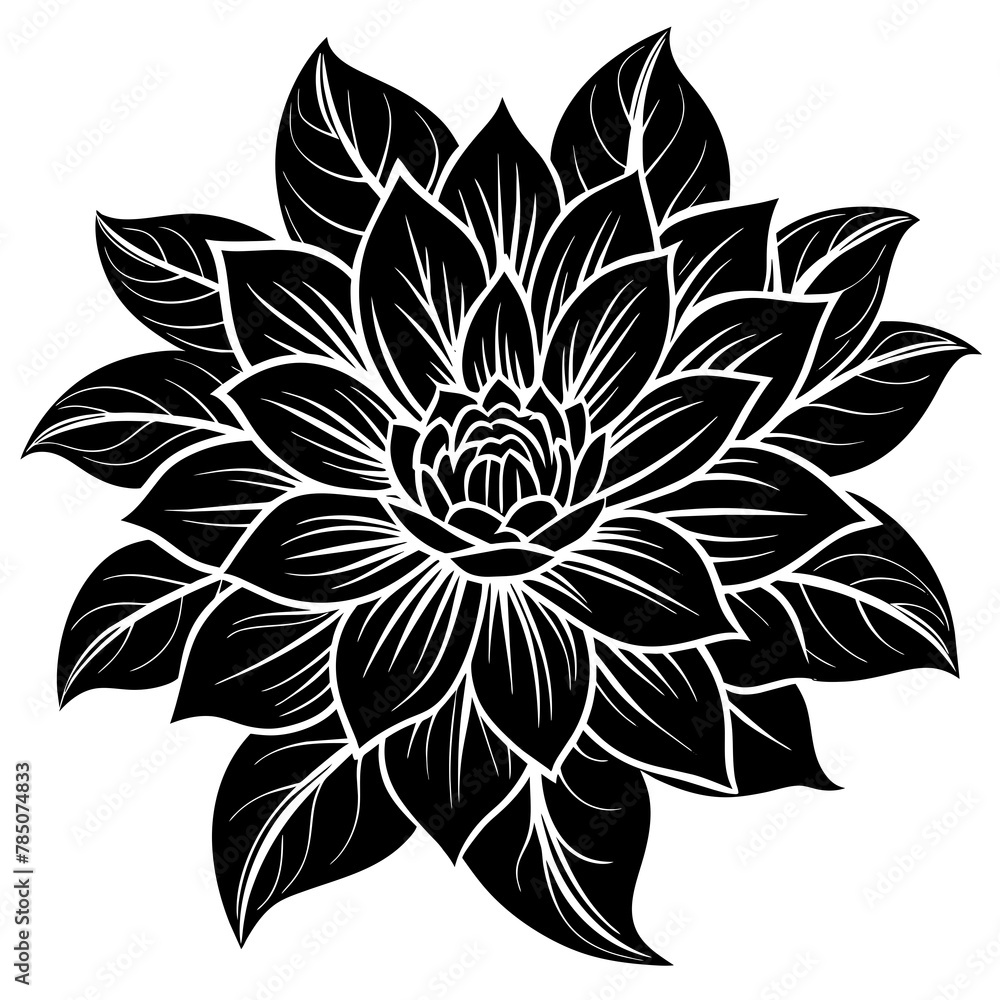 Flower vector illustration.
Flower vector illustration.