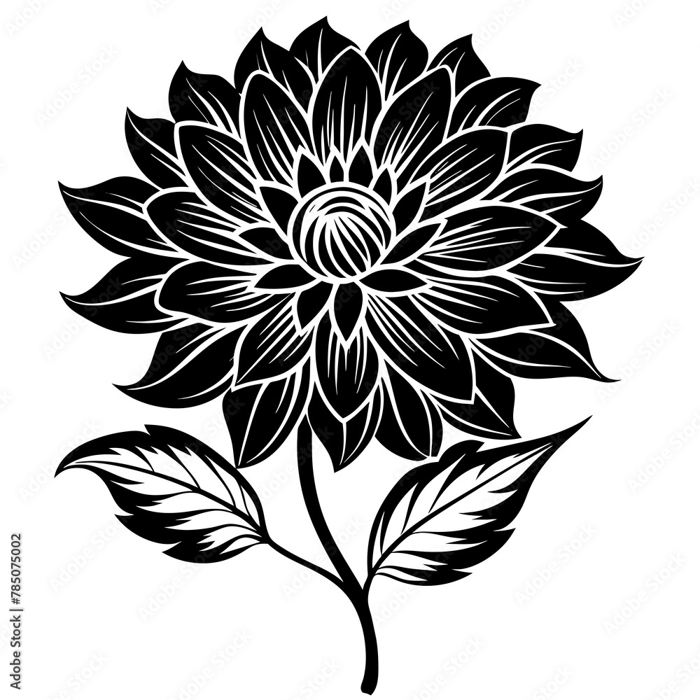 Flower vector illustration.
Flower vector illustration.