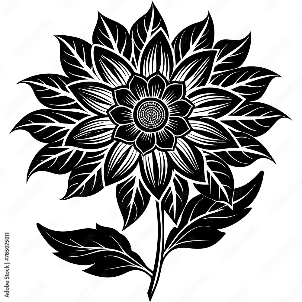Flower vector illustration.
Flower vector illustration.