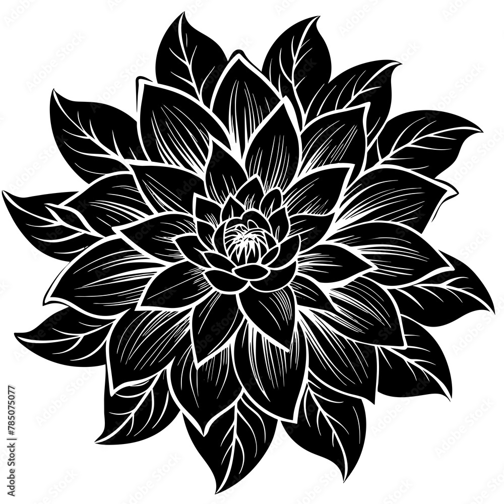 Flower vector illustration.
Flower vector illustration.