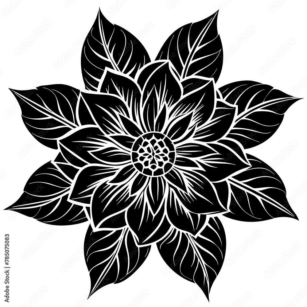Flower vector illustration.
Flower vector illustration.